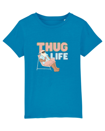 Moș Crăciun Thug Life Azur