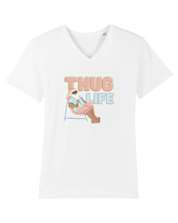 Moș Crăciun Thug Life White