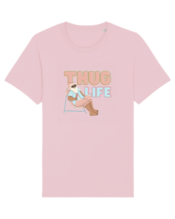 Moș Crăciun Thug Life Cotton Pink