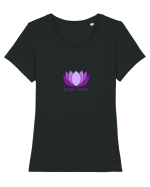 yogalover Tricou mânecă scurtă guler larg fitted Damă Expresser