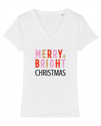 Merry, Bright, Christmas  White