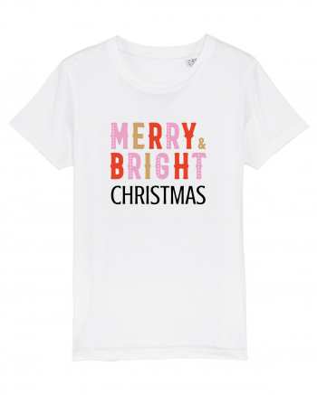 Merry, Bright, Christmas  White