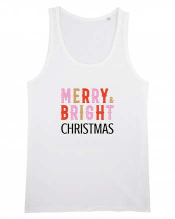 Merry, Bright, Christmas  White