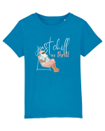 Moș Crăciun Just Chill No Thrill  Tricou mânecă scurtă  Copii Mini Creator
