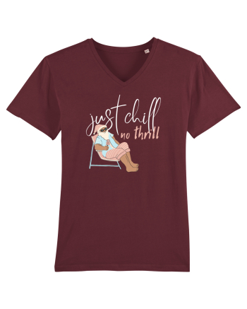 Moș Crăciun Just Chill No Thrill  Burgundy