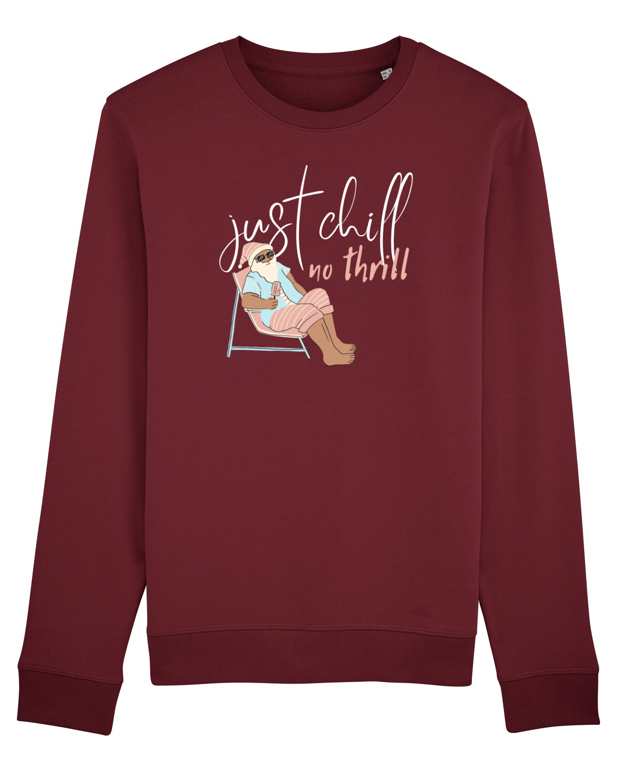 Bluză mânecă lungă Unisex Rise Burgundy