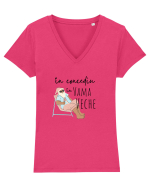 Moș Crăciun în Vama Veche Tricou mânecă scurtă guler V Damă Evoker