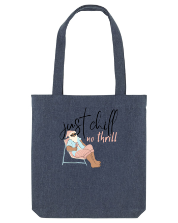 Moș Crăciun Just Chill No Thrill (negru)  Midnight Blue