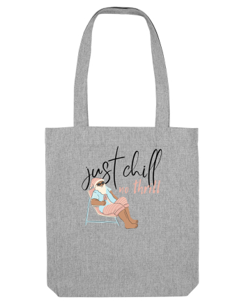 Moș Crăciun Just Chill No Thrill (negru)  Heather Grey