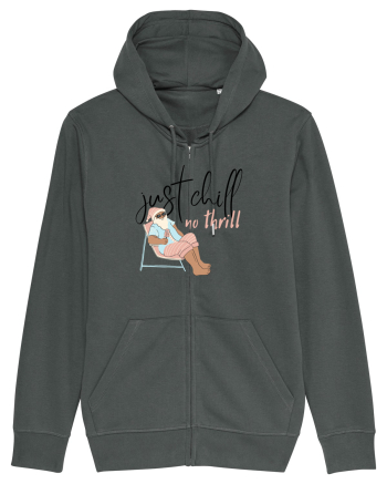 Moș Crăciun Just Chill No Thrill (negru)  Anthracite