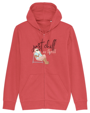 Moș Crăciun Just Chill No Thrill (negru)  Carmine Red