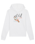 Moș Crăciun Just Chill No Thrill (negru)  Hanorac Unisex Drummer