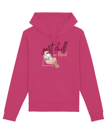 Moș Crăciun Just Chill No Thrill (negru)  Raspberry