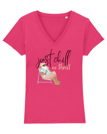 Moș Crăciun Just Chill No Thrill (negru)  Raspberry
