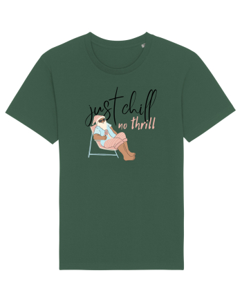 Moș Crăciun Just Chill No Thrill (negru)  Bottle Green