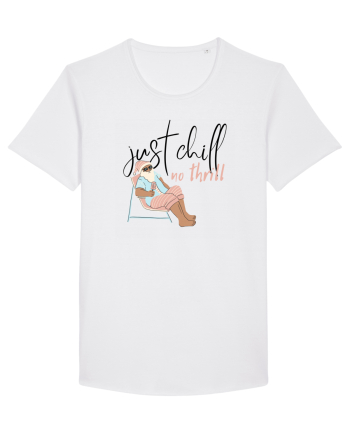 Moș Crăciun Just Chill No Thrill (negru)  White