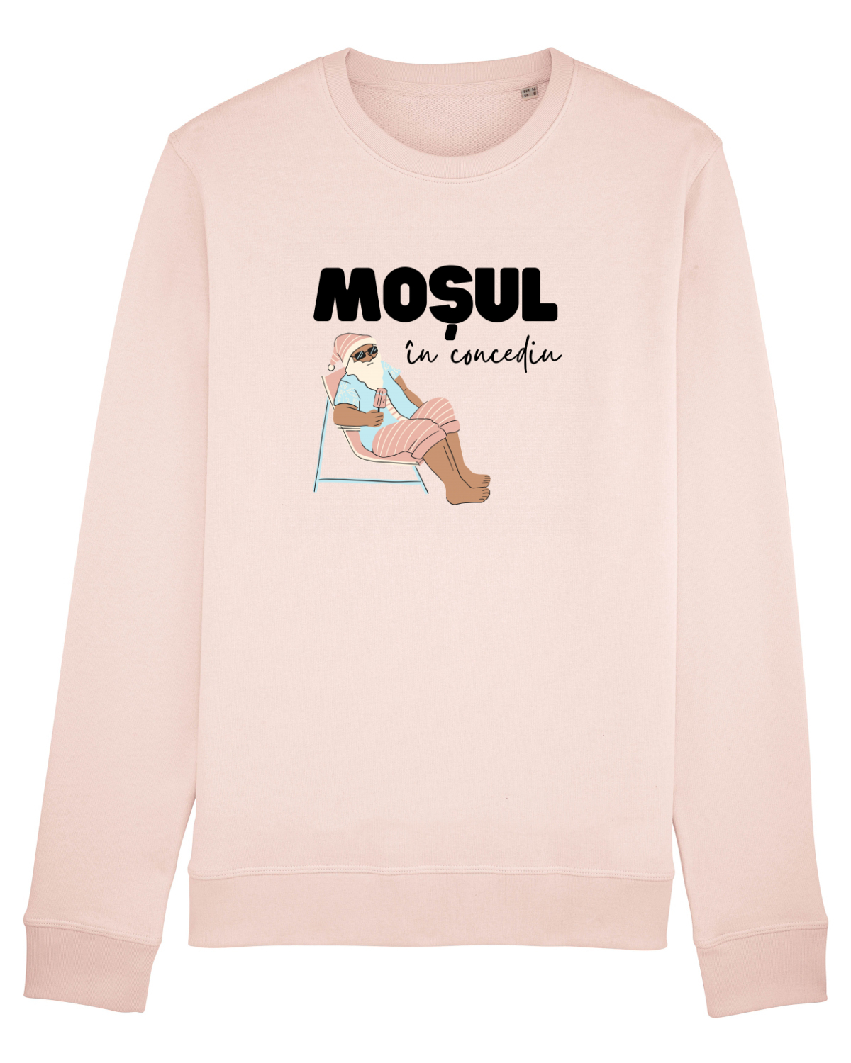 Bluză mânecă lungă Unisex Rise Candy Pink
