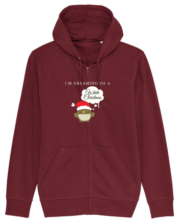 Dreaming of a White Christmas (bufniță)  Burgundy