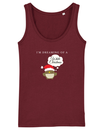 Dreaming of a White Christmas (bufniță)  Burgundy
