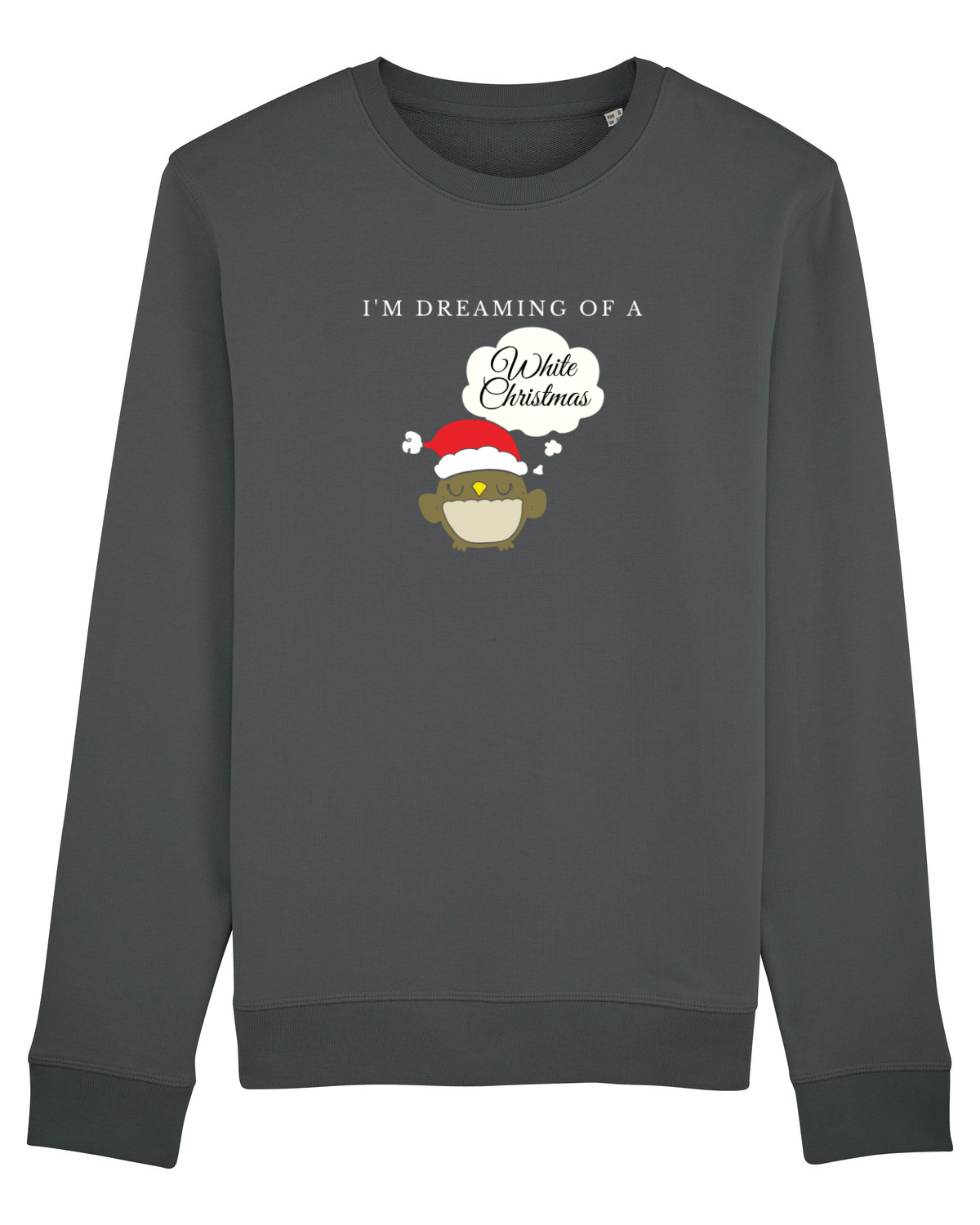 Bluză mânecă lungă Unisex Rise Anthracite