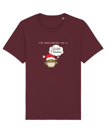 Dreaming of a White Christmas (bufniță)  Burgundy