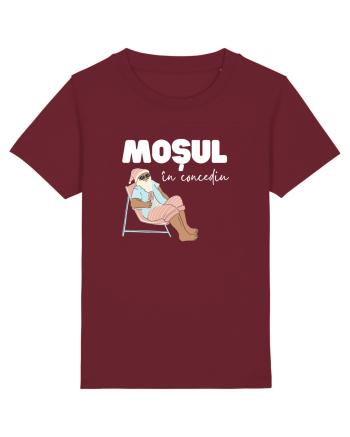 Moș Crăciun în Concediu (alb)  Burgundy