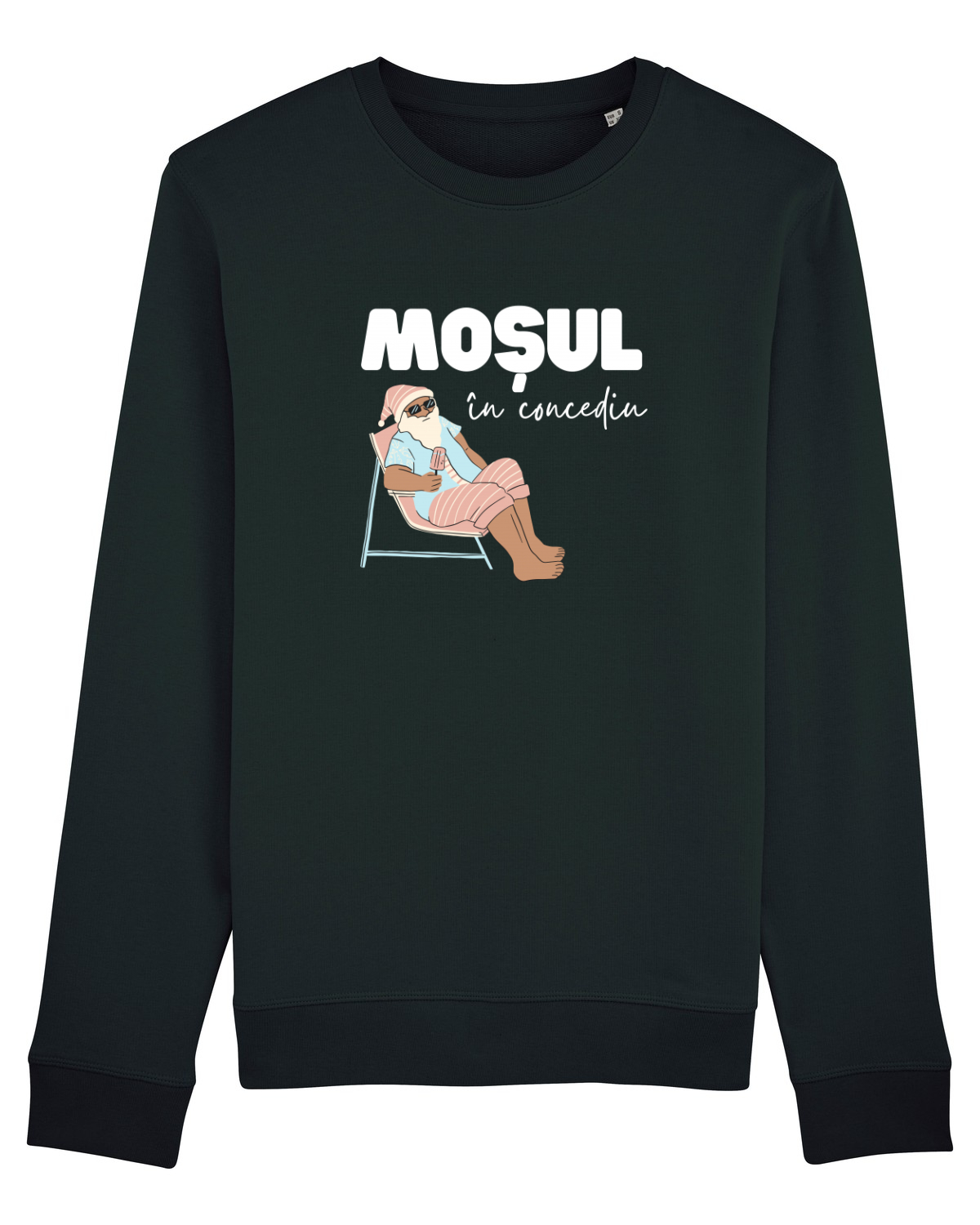 Bluză mânecă lungă Unisex Rise Black