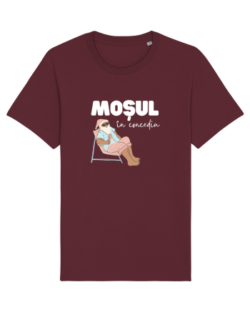 Moș Crăciun în Concediu (alb)  Burgundy