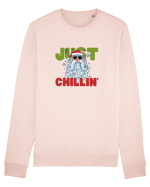 Moș Crăciun Just Chillin' Bluză mânecă lungă Unisex Rise