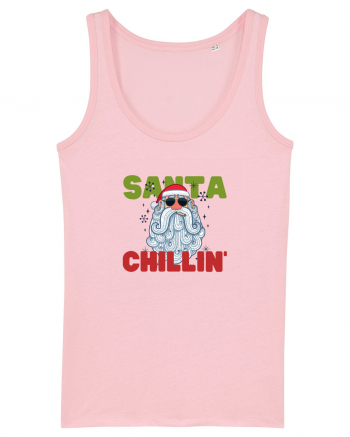 Santa Chillin' Cotton Pink