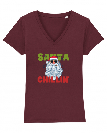 Santa Chillin' Burgundy