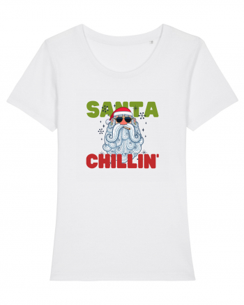 Santa Chillin' White