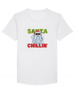 Santa Chillin' Tricou mânecă scurtă guler larg Bărbat Skater