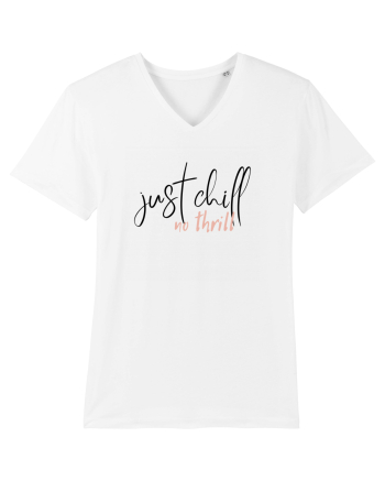 Just Chill No Thrill (negru)  White