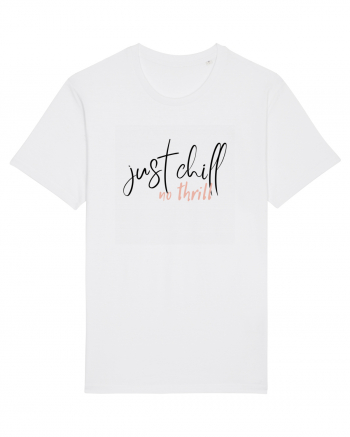 Just Chill No Thrill (negru)  White