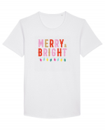 Merry and Bright Tricou mânecă scurtă guler larg Bărbat Skater