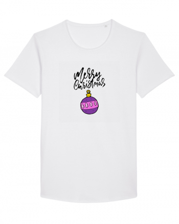 Merry Christmas (glob mov) negru White