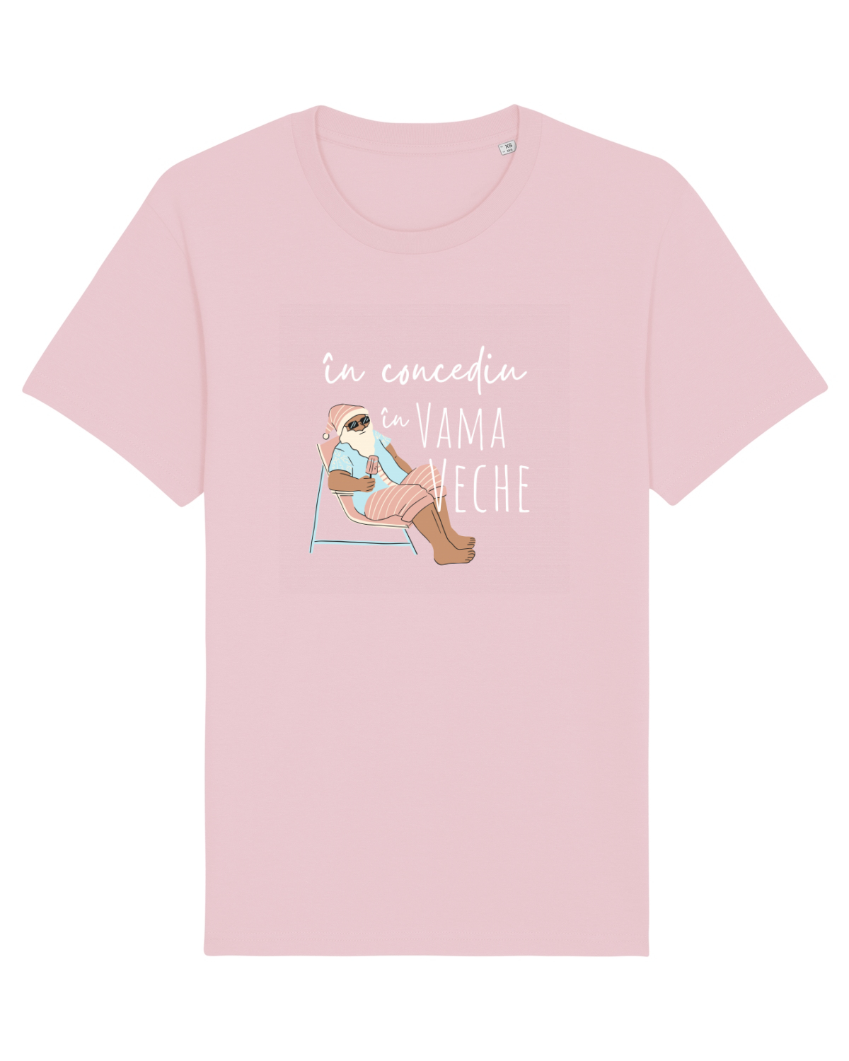 Tricou mânecă scurtă Unisex Rocker Cotton Pink