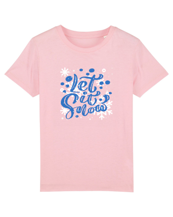 Let it Snow Cotton Pink