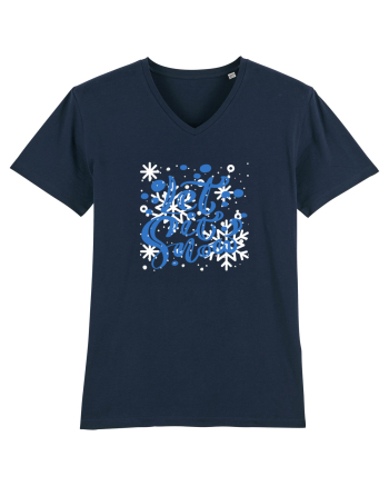 Let it Snow French Navy