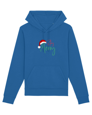 Stay Merry  Royal Blue