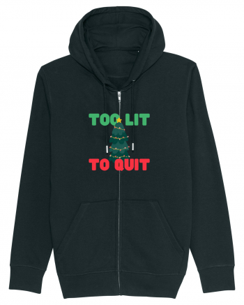 Too Lit to Quit (Brad de Crăciun)  Black