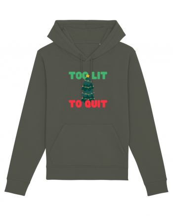 Too Lit to Quit (Brad de Crăciun)  Khaki