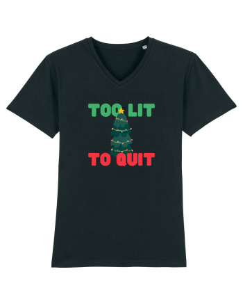 Too Lit to Quit (Brad de Crăciun)  Black