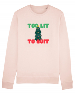 Too Lit to Quit (Brad de Crăciun)  Bluză mânecă lungă Unisex Rise