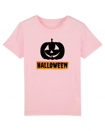Halloween Pumpkin Black Cotton Pink