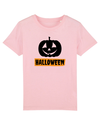 Halloween Pumpkin Black Cotton Pink