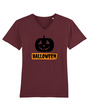 Halloween Pumpkin Black Burgundy