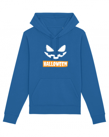 Halloween Spooky Face White (față înfricoșătoare)  Royal Blue