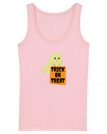 Trick or Treat Ghost Cotton Pink